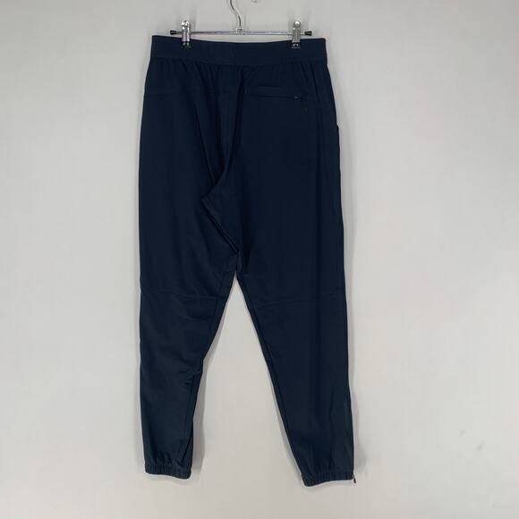 Public Rec Men Jogger Pants 30 Blue Casual Pants Drawstring Ankle Zip 29 - Picture 10 of 11